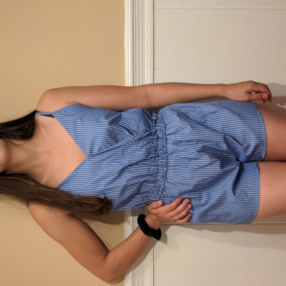Pin Stripe Romper
